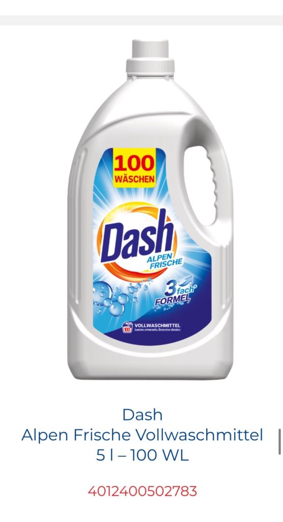 ADASCOM GmbH & Co. KG – Dash Vollwaschmittel