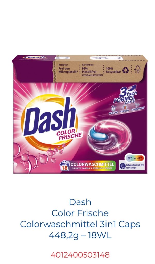 ADASCOM GmbH & Co. KG – Dash Colorwaschmittel